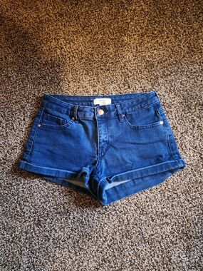 Forever 21 Dark Blue Denim Shorts